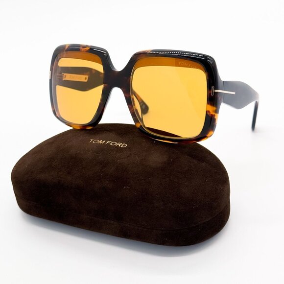 NEW TOM FORD TF1194 52E SUNGLASSES FT1194/S 52E WOMEN HAVANA EYEWEAR - Picture 1 of 10